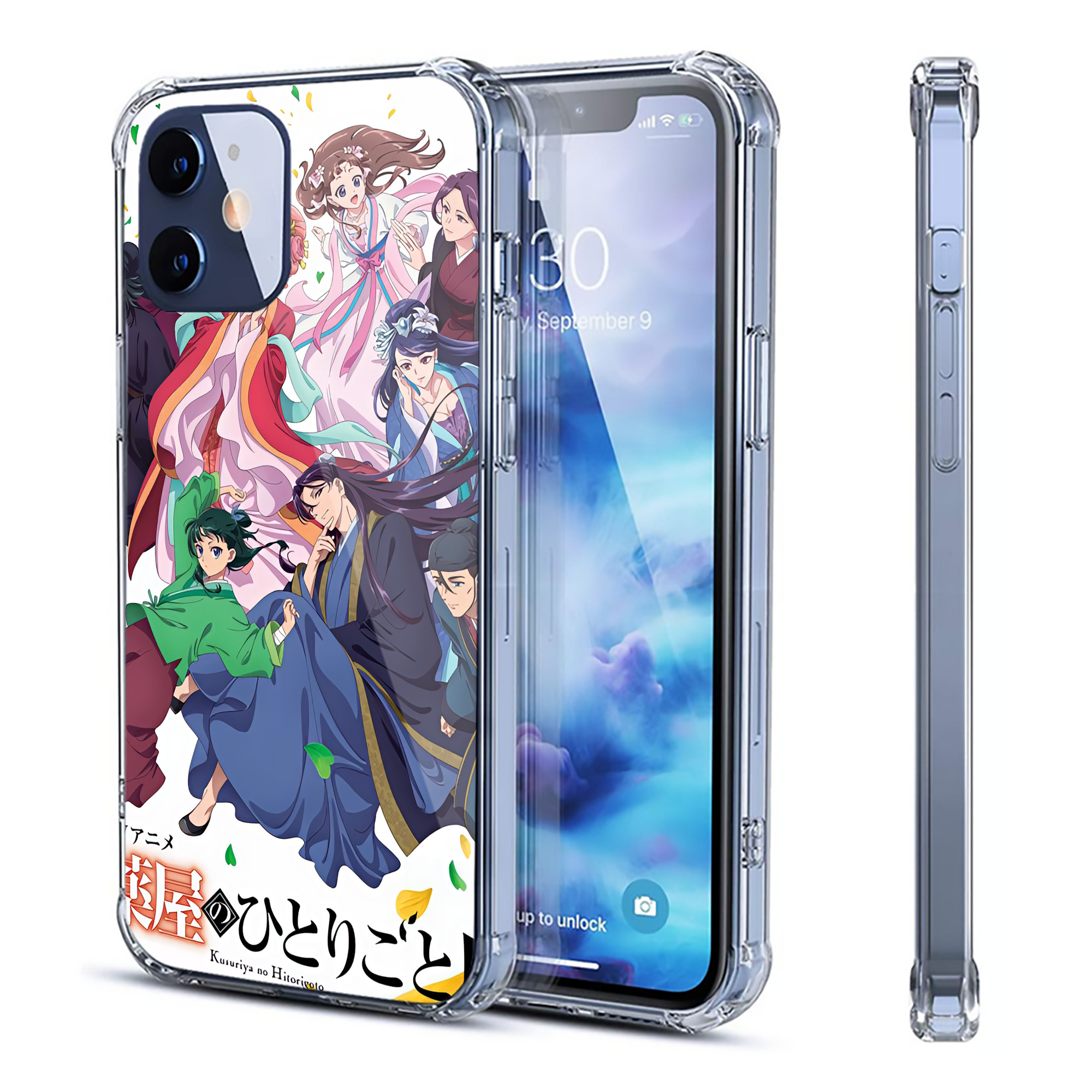 （画像用） 薬屋のひとりごと The Apothecary Diaries 【iPhone 12シリーズ対応】透明スマホケース（クリアソフトケース）